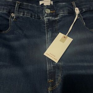 Good American women’s Dark Blue Denim Jeans